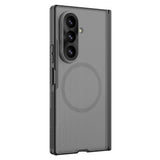 Husa de protectie Nillkin Super Frosted Shield Fold Magnetic compatibil cu Samsung Galaxy Z Fold8 Ultra, Negru Transparent