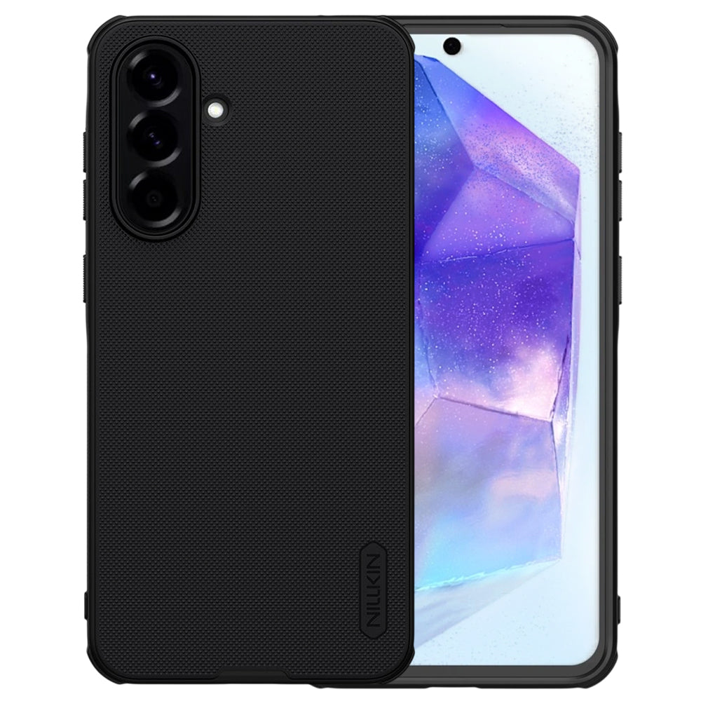 Husa de protectie Nillkin Super Frosted Shield Pro compatibil cu Samsung Galaxy A56 5G, Negru
