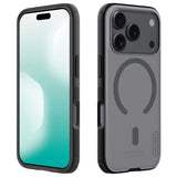 Husa de protectie Nillkin Super Frosted Shield Pro compatibil cu iPhone 17 Pro / iPhone 18 Pro, Negru Transparent