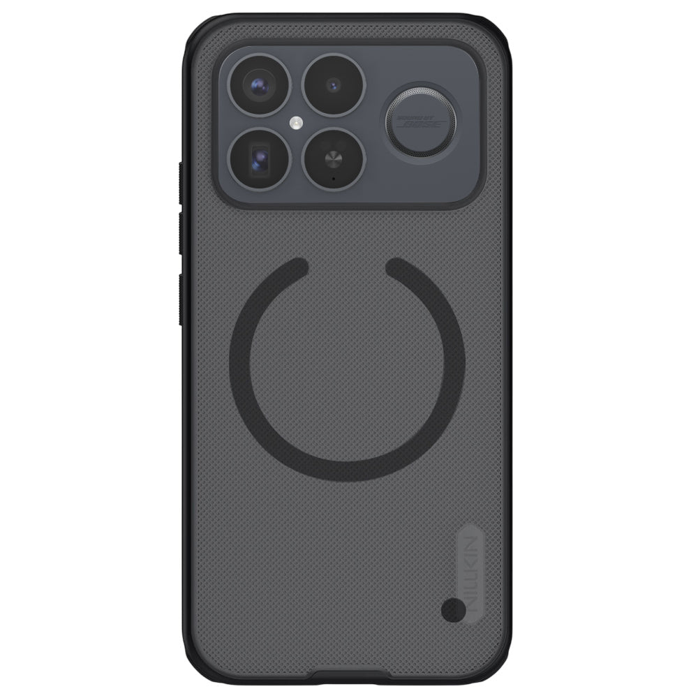 Husa de protectie Nillkin Super Frosted Shield Pro Magnetic compatibil cu Xiaomi Poco F8 Ultra, Negru Transparent
