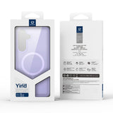Husa de protectie Dux Ducis Yind MagSafe compatibil cu Samsung Galaxy S26 FE / Samsung Galaxy S25 FE, Mov deschis