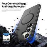 Husa de protectie Dux Ducis Yind MagSafe compatibil cu Samsung Galaxy S26 FE / Samsung Galaxy S25 FE, Negru