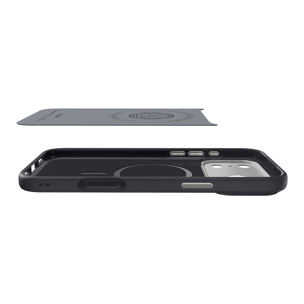 Husa de protectie Spigen Caseology Nano Pop compatibil cu iPhone 17 Pro / iPhone 18 Pro, Negru