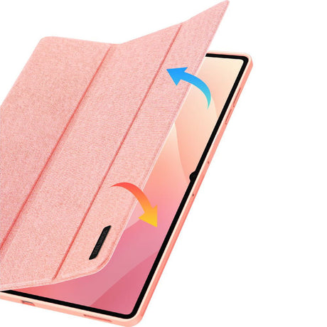 Dux Ducis Domo Series tok Samsung Galaxy Tab S12 Ultra / Tab S11 Ultra készülékhez, rózsaszín