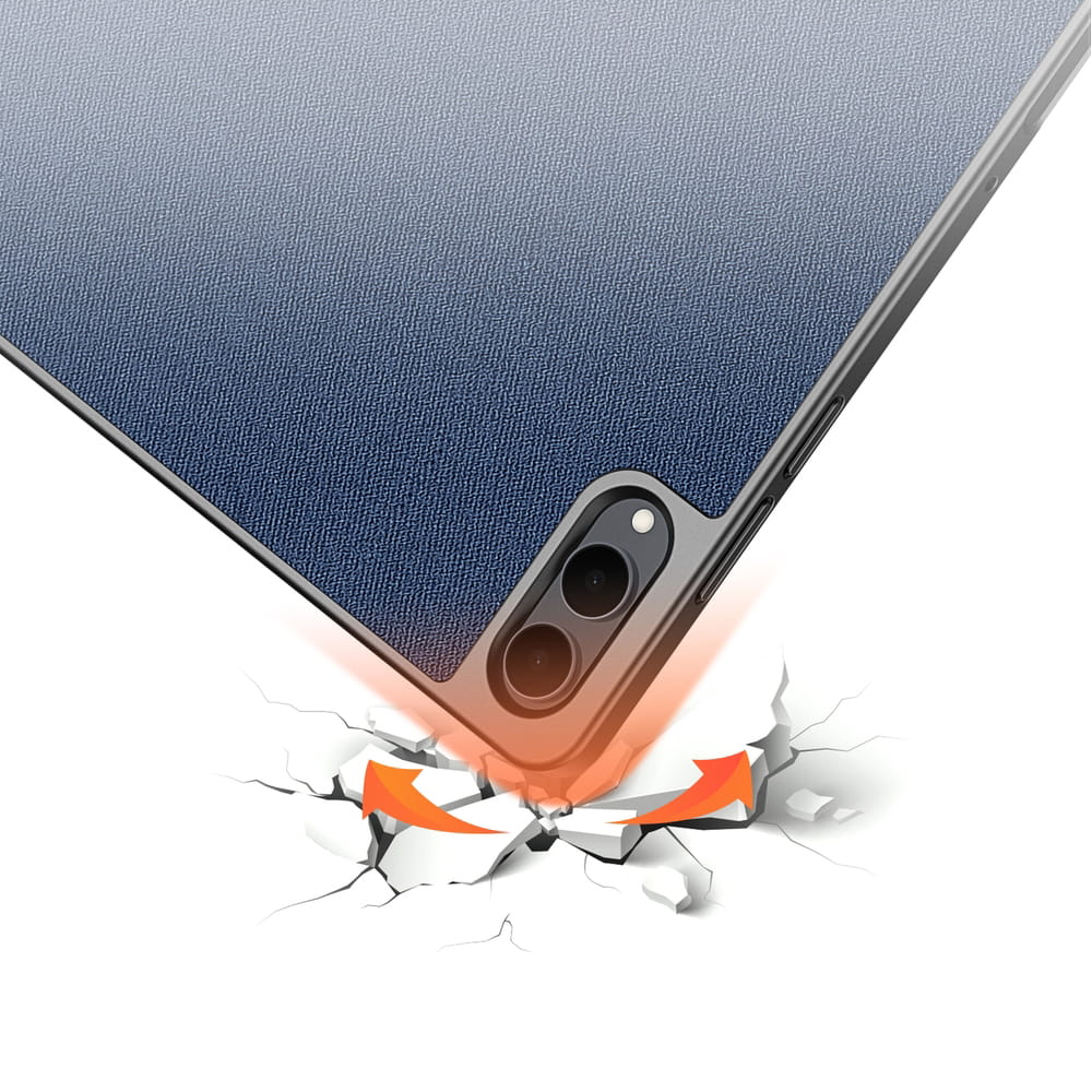 Husa de protectie tableta Dux Ducis Domo Series compatibil cu Samsung Galaxy Tab S11 Ultra / Tab S12 Ultra, Albastru