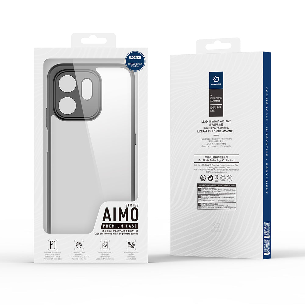 Husa de protectie Dux Ducis Aimo Series compatibil cu Honor 600 Smart, Negru