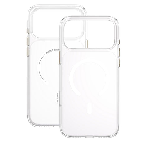 Husa de protectie Blueo Crystal+ compatibil cu iPhone 17 Pro / iPhone 18 Pro, Transparent