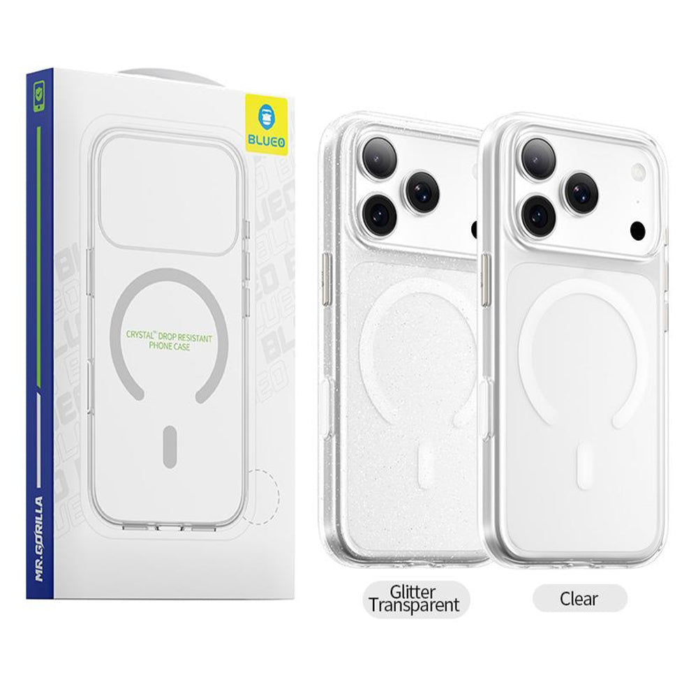 Husa de protectie Blueo Crystal Pro compatibil cu iPhone 17 Pro Max / iPhone 18 Pro Max, Transparent