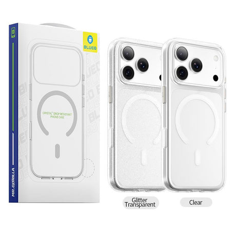 Husa de protectie Blueo Crystal Pro compatibil cu iPhone 18 Pro / iPhone 17 Pro, Transparent