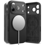 Husa de protectie Ringke Silicone MagSafe compatibil cu iPhone 18 Pro, Negru