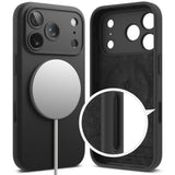 Husa de protectie Ringke Silicone MagSafe compatibil cu iPhone 18 Pro Max, Negru