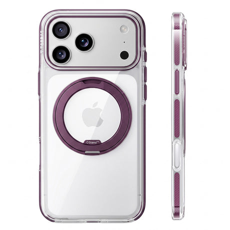 Husa de protectie Torras Ostand O3 Light compatibil cu iPhone 17 Pro / iPhone 18 Pro, Mov