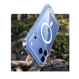 Husa de protectie Torras Ostand L1 Guardian compatibil cu iPhone 17 Pro / iPhone 18 Pro, Transparent