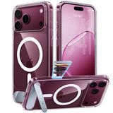 Husa de protectie Torras Ostand L1 Guardian compatibil cu iPhone 18 Pro Max / iPhone 17 Pro Max, Transparent