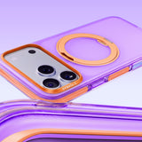 Husa de protectie Torras Ostand O3 compatibil cu iPhone 17 Pro / iPhone 18 Pro, Mov