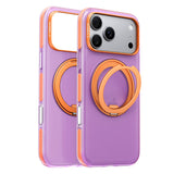 Husa de protectie Torras Ostand O3 compatibil cu iPhone 17 Pro / iPhone 18 Pro, Mov