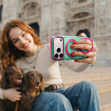 Husa de protectie Torras Ostand O3 compatibil cu iPhone 18 Pro / iPhone 17 Pro, Verde