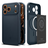 Husa de protectie Spigen Thin Fit compatibil cu iPhone 17 Pro Max / iPhone 18 Pro Max, Albastru inchis