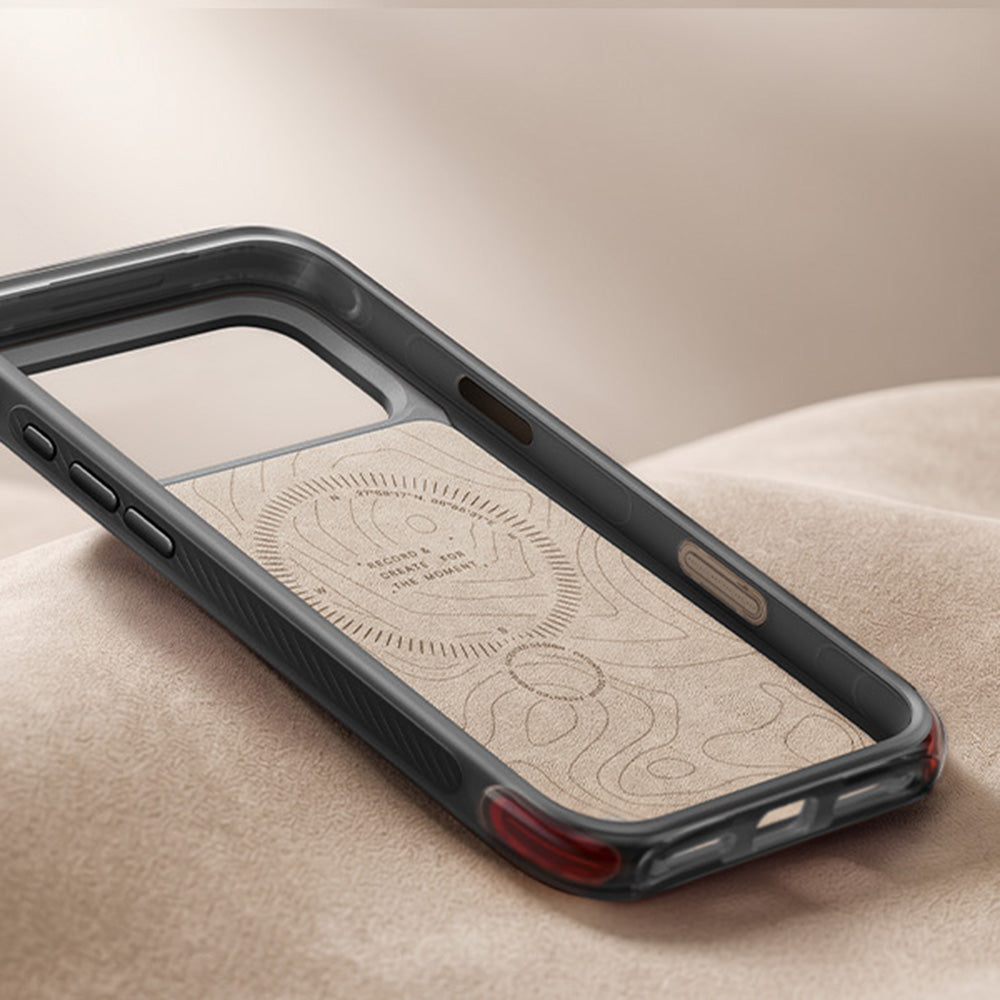 Husa de protectie Torras Ostand Q3 Air Pro compatibil cu iPhone 18 Pro / iPhone 17 Pro, Negru