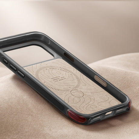 Husa de protectie Torras Ostand Q3 Air Pro compatibil cu iPhone 18 Pro / iPhone 17 Pro, Negru