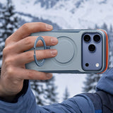 Husa de protectie Torras Ostand Q3 Air Pro compatibil cu iPhone 18 Pro Max / iPhone 17 Pro Max, Mov