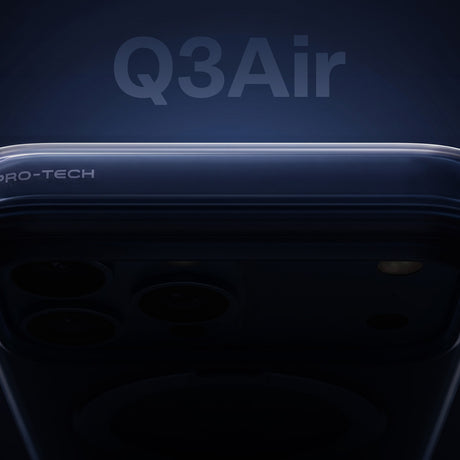 Husa de protectie Torras Ostand Q3 Air compatibil cu iPhone 18 Pro Max / iPhone 17 Pro Max, Albastru