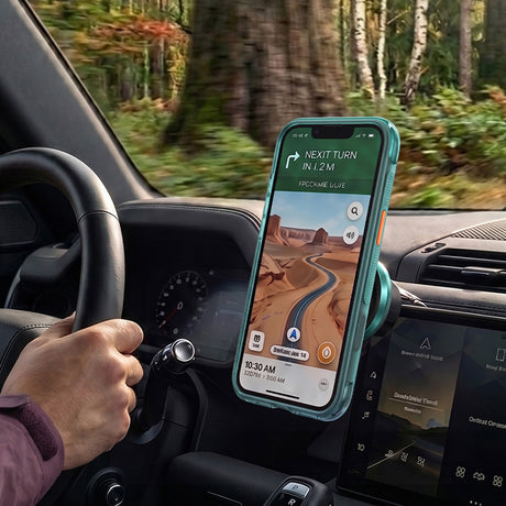 Husa de protectie Torras Ostand Q3 Air Series compatibil cu iPhone 18 Pro / iPhone 17 Pro, Verde