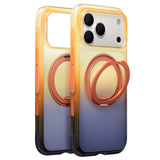 Husa de protectie Torras Ostand O3 Air Gradient compatibil cu iPhone 18 Pro Max / iPhone 17 Pro Max, Albastru