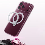 Husa de protectie Torras Ostand Spin compatibil cu iPhone 18 Pro Max / iPhone 17 Pro Max, Transparent