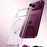 Husa de protectie Torras Ostand Spin compatibil cu iPhone 18 Pro Max / iPhone 17 Pro Max, Transparent