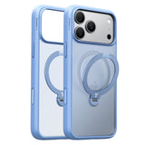 Husa de protectie Torras Ostand Spin Series compatibil cu iPhone 18 Pro / iPhone 17 Pro, Albastru
