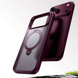 Husa de protectie Torras Ostand Spin Series compatibil cu iPhone 17 Pro / iPhone 18 Pro, Mov
