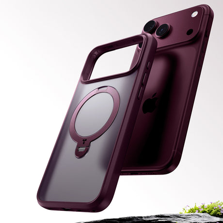 Husa de protectie Torras Ostand Spin Series compatibil cu iPhone 17 Pro / iPhone 18 Pro, Mov