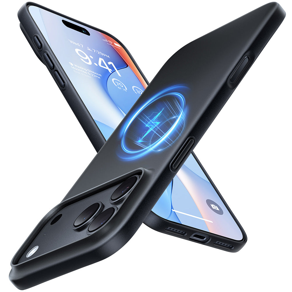 Husa de protectie Torras OriginFit-Mag compatibil cu iPhone 18 Pro / iPhone 17 Pro, Negru