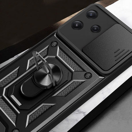 Husa de protectie Techsuit CamShield compatibil cu Xiaomi Redmi 12 5G, Negru