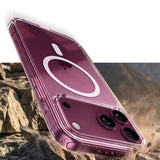 Husa de protectie Torras Guardian Magnetic compatibil cu iPhone 17 Pro / iPhone 18 Pro, Transparent