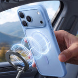 Husa de protectie Torras Guardian Magnetic Series compatibil cu iPhone 17 Pro / iPhone 18 Pro, Albastru