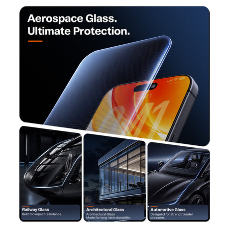 Folie de protectie Torras OrigArmor compatibil cu iPhone 17 Pro Max / iPhone 18 Pro Max, Transparent