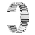 Curea smartwatch Techsuit Watchband 18mm (W010) compatibil cu Huawei Watch GT 4 (41mm)/W1/Honor Watch S1/Garmin Venu 2S/Vivoactive 4S, Argintiu