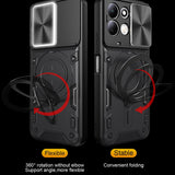 Husa de protectie Techsuit CamGuard Pro compatibil cu Xiaomi Redmi 17 4G / Redmi 17 5G, Negru