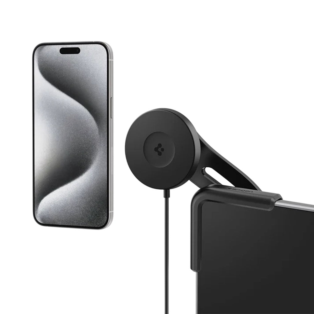 Suport Auto Qi2, Prindere Display, Compatibil Tesla, 15W - Spigen (ACP07870) - Black
