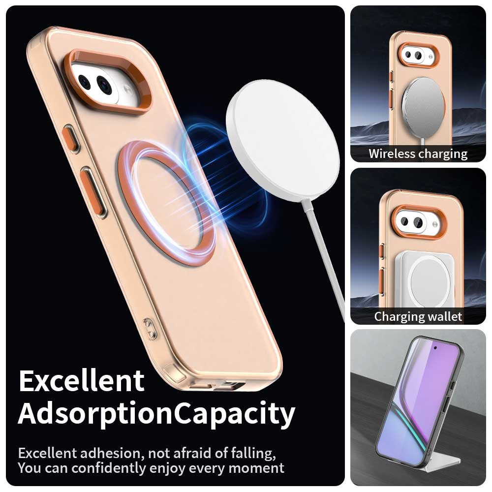 Husa de protectie Techsuit CandyCase MagSafe compatibil cu Google Pixel 10a, Portocaliu