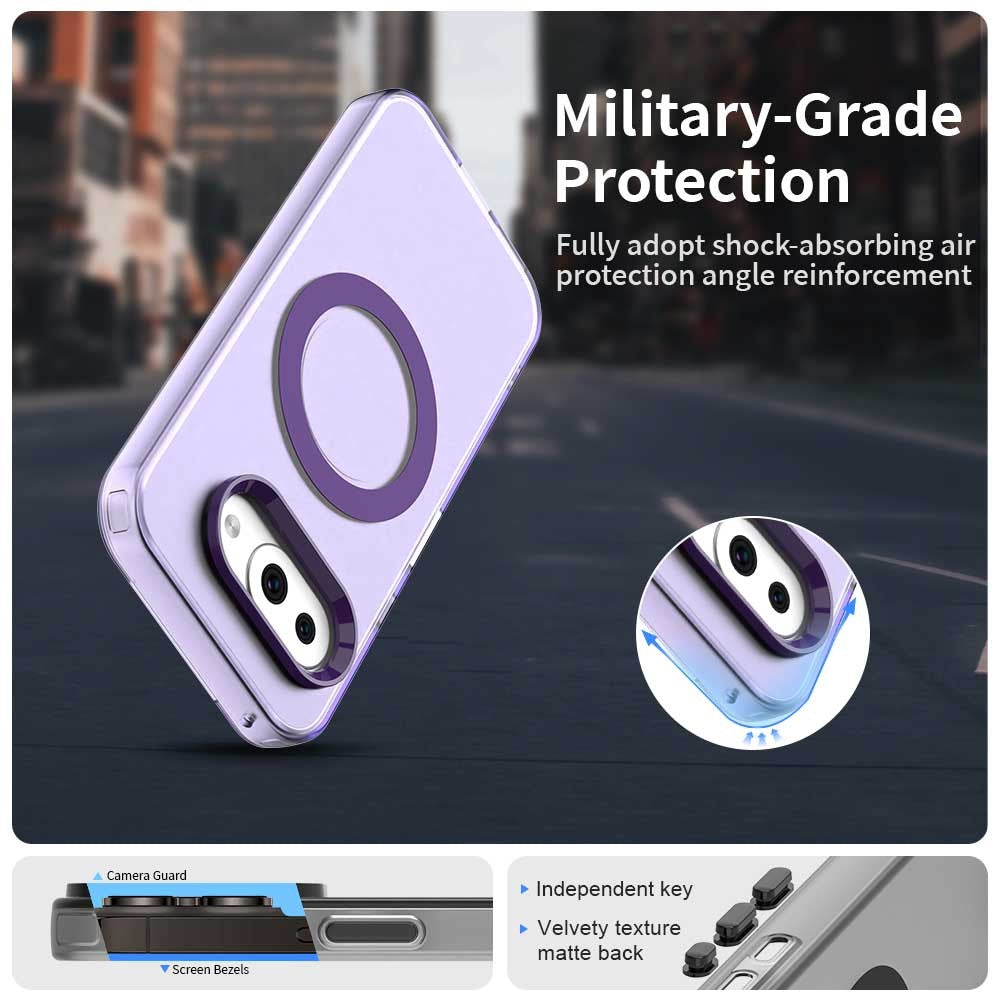 Husa de protectie Techsuit CandyCase MagSafe compatibil cu Google Pixel 10a, Mov