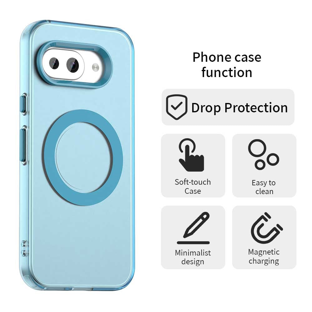 Husa de protectie Techsuit CandyCase MagSafe compatibil cu Google Pixel 10a, Albastru