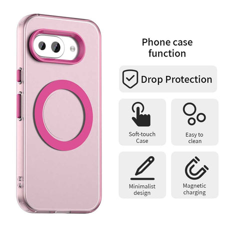 Husa de protectie Techsuit CandyCase MagSafe compatibil cu Google Pixel 10a, Roz