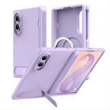 Husa de protectie Torras Ostand L1 Guardian compatibil cu Samsung Galaxy Z Fold8, Mov