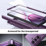 Husa de protectie Torras Ostand Q3 Spin compatibil cu Samsung Galaxy Z Fold8 Ultra, Mov
