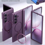 Husa de protectie Torras Ostand Q3 Spin compatibil cu Samsung Galaxy Z Fold8 Ultra, Mov