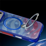 Husa de protectie Torras Ostand Spin Air Football compatibil cu iPhone 17 Pro Max / iPhone 18 Pro Max, Albastru