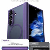 Husa de protectie Torras Guardian Magnetic compatibil cu Samsung Galaxy Z Fold8 Ultra, Mov
